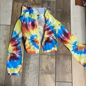 Tie Dye bomber Jacket